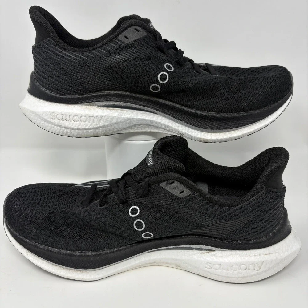 Saucony Endorphin Speed 5 Mens Size 10 Black White Running Shoes (S21007-01)